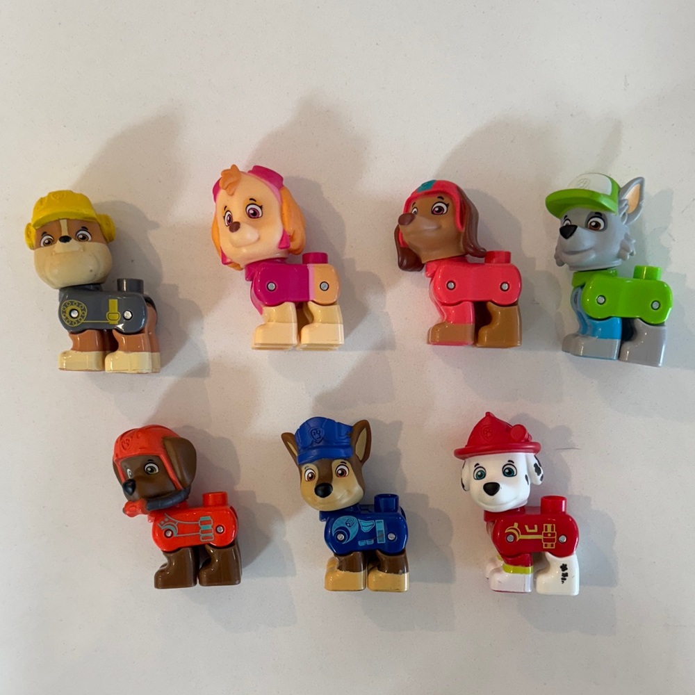 MEGABLOCKS | Paw Patrol Figures | Fits with Duplo.